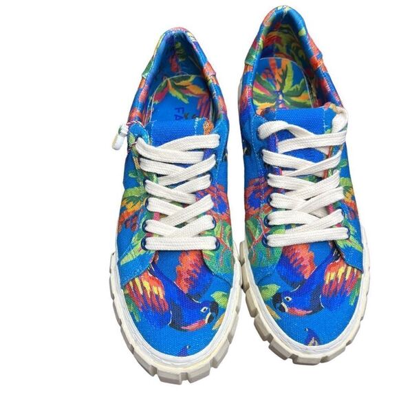 Farm Rio Macaw Tropical Platform Sneaker NWT Size - Picture 3 of 9